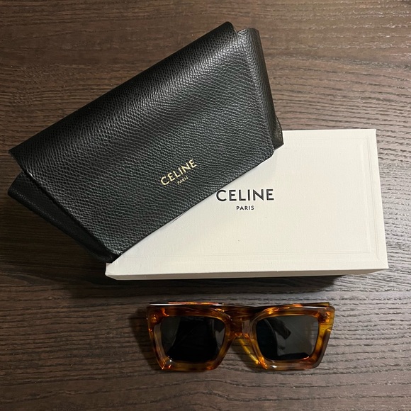 CELINE CL40130I Dots Shiny Havana Frame Grey Lens main image 6